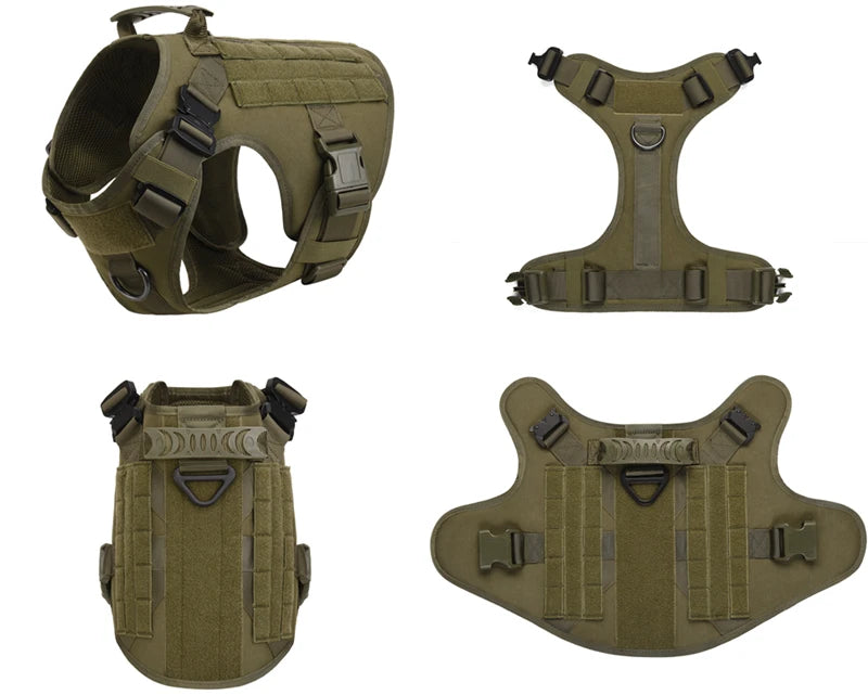 Tactical No-Pull Dog Harness 🐕🎖️