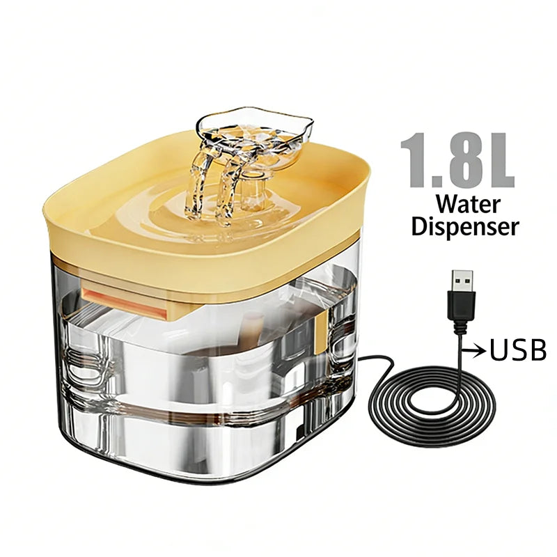 Stainless Steel Auto Pet Feeder & USB Water Bowl 🐶💧