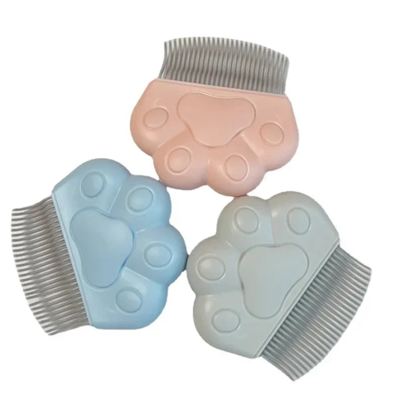 Pet Grooming Massage Tool To Remove Loose Hairs, Shell Shaped Handle, Only For Cats, Pet Supplies
