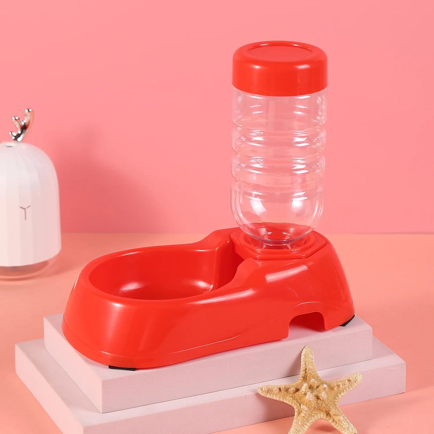 500ml Automatic Pet Water Dispenser & Feeder – Compact Bowl for Dogs & Cats