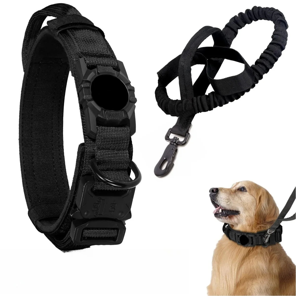 Tactical AirTag Dog Collar 🐕📍
