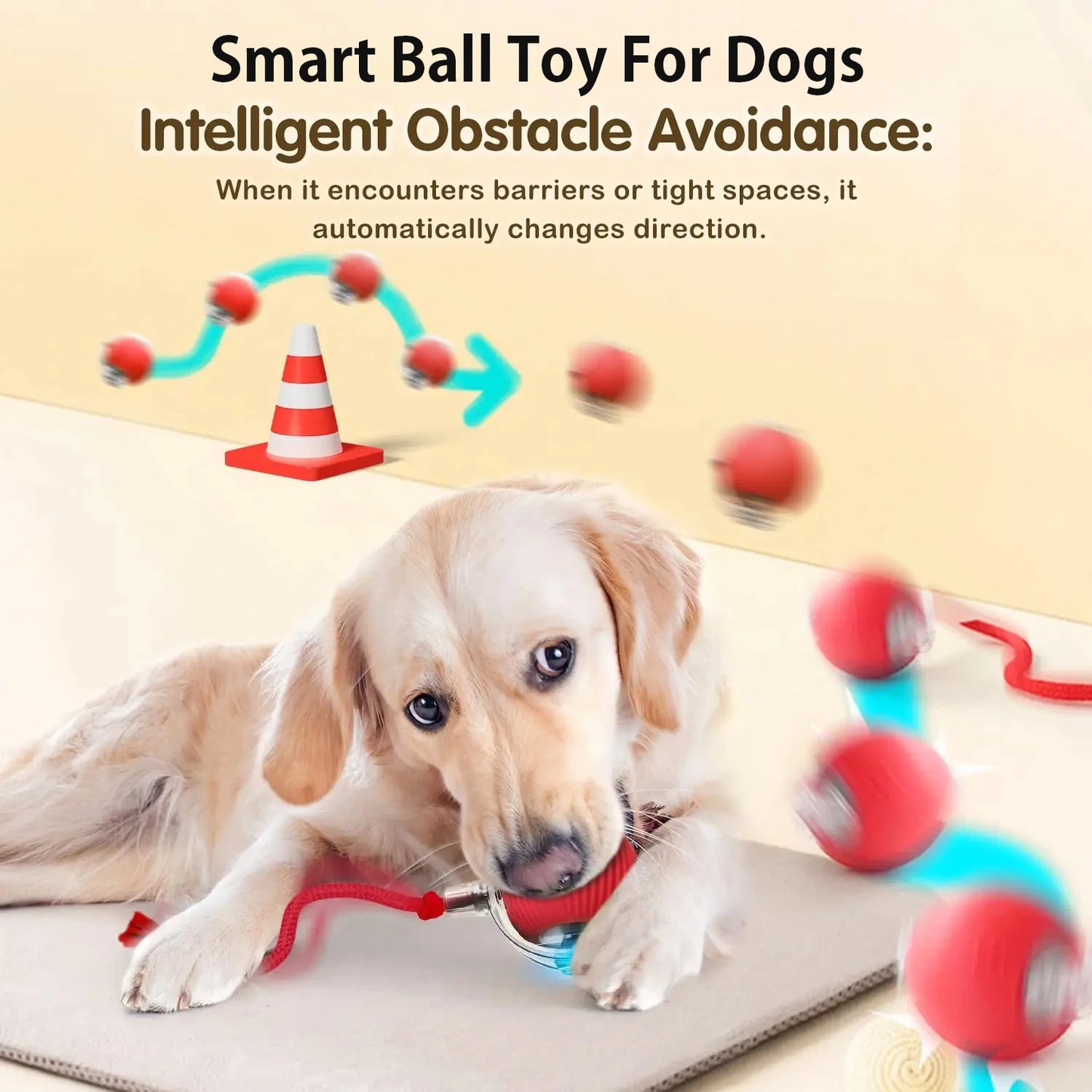 Auto Smart Dog Ball 🐶⚙️