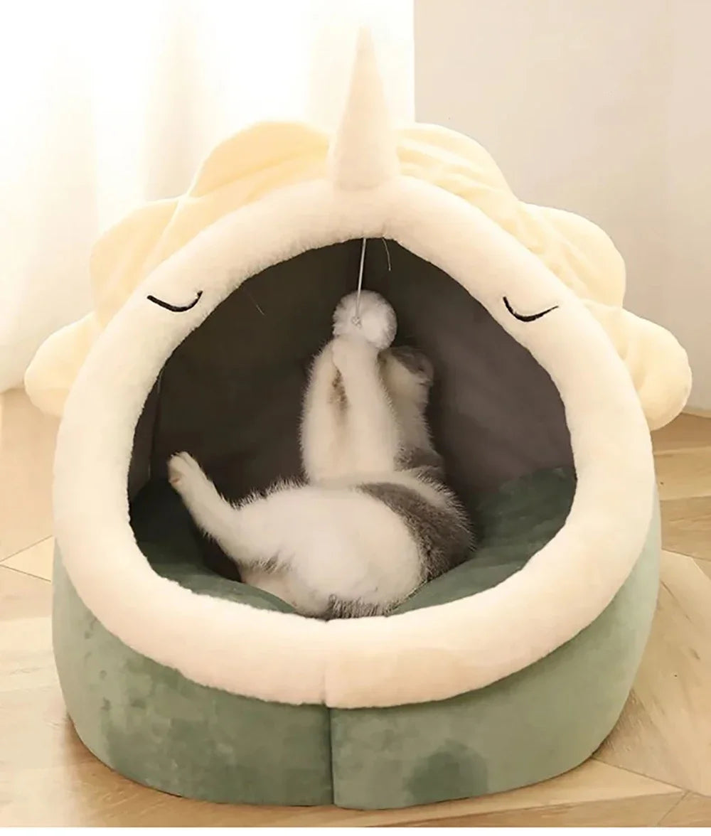 Washable Pet Lounger Cushions, Cat Mat Beds, Warm And Soft Baskets, Cozy Warm Cat Kennels House Tents, Small Pet Dogs For Winter