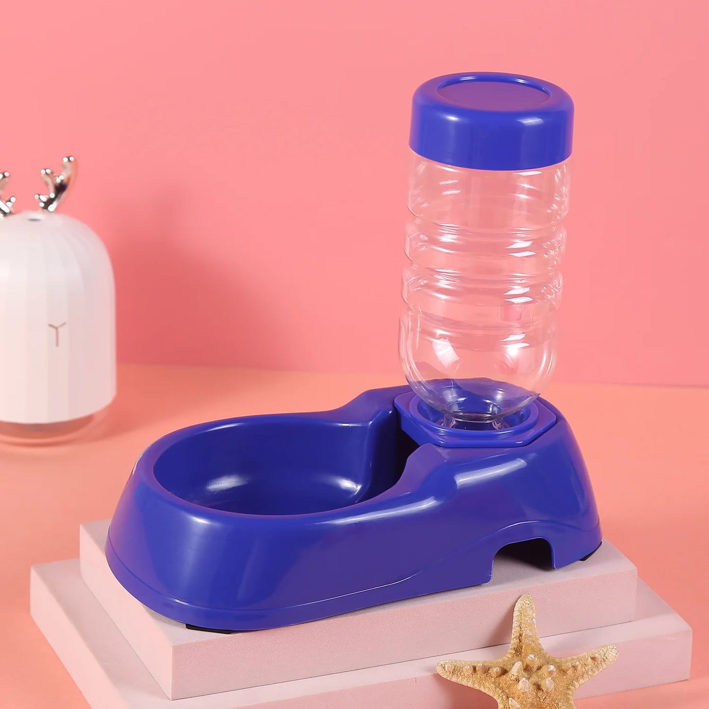 500ml Automatic Pet Water Dispenser & Feeder – Compact Bowl for Dogs & Cats