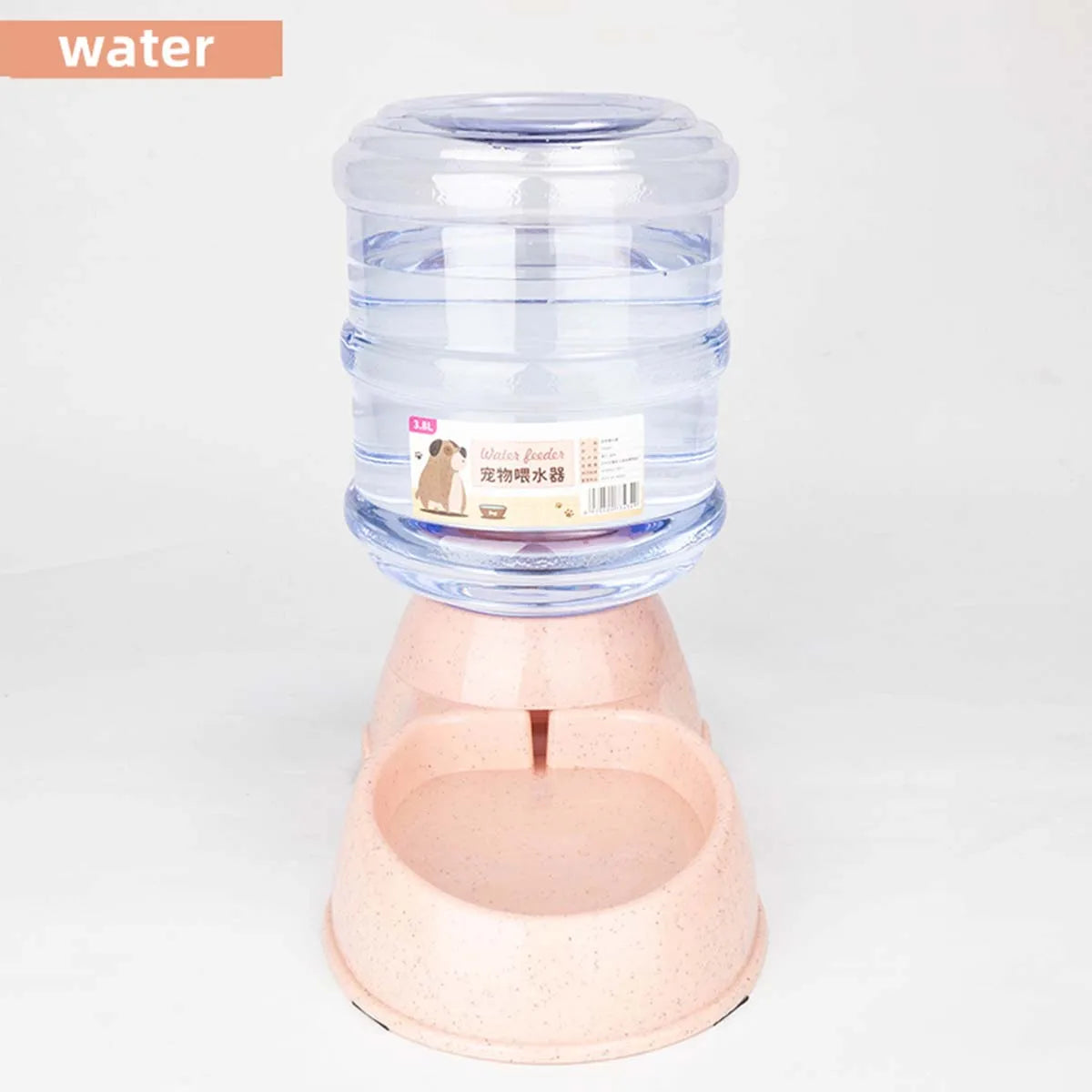 3.8L Automatic Pet Feeder & Water Dispenser – Large Capacity Bowl for Cats & Dogs