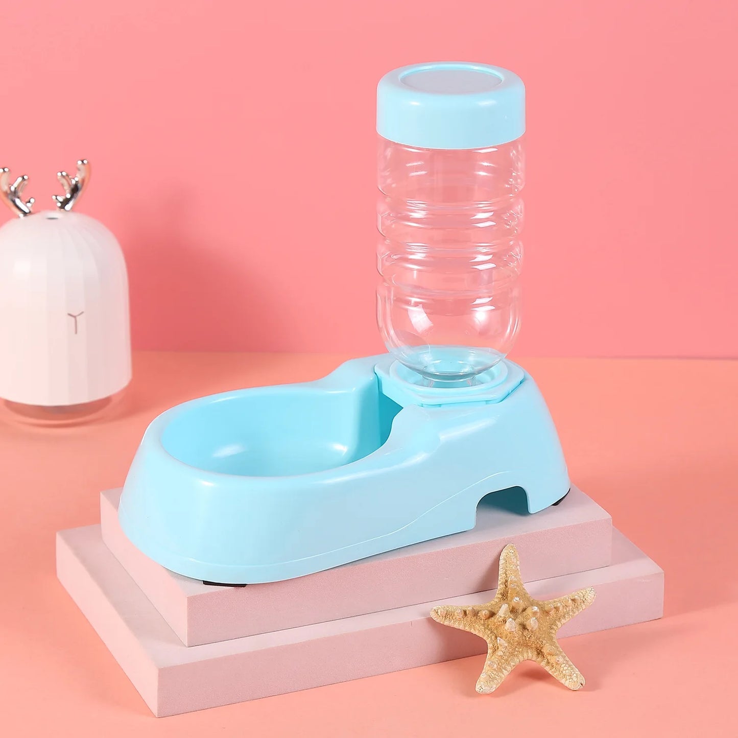 500ml Automatic Pet Water Dispenser & Feeder – Compact Bowl for Dogs & Cats