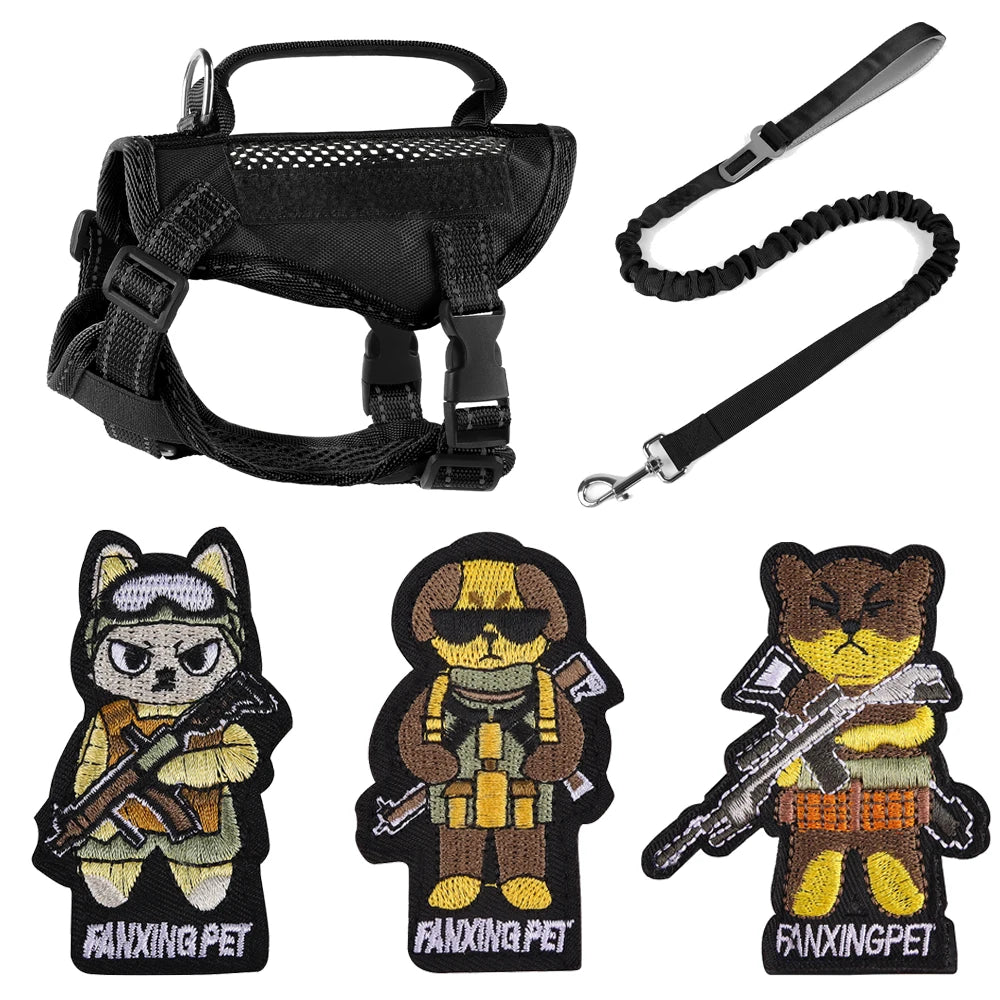 Tactical Cat Harness & Leash 🐱🎽