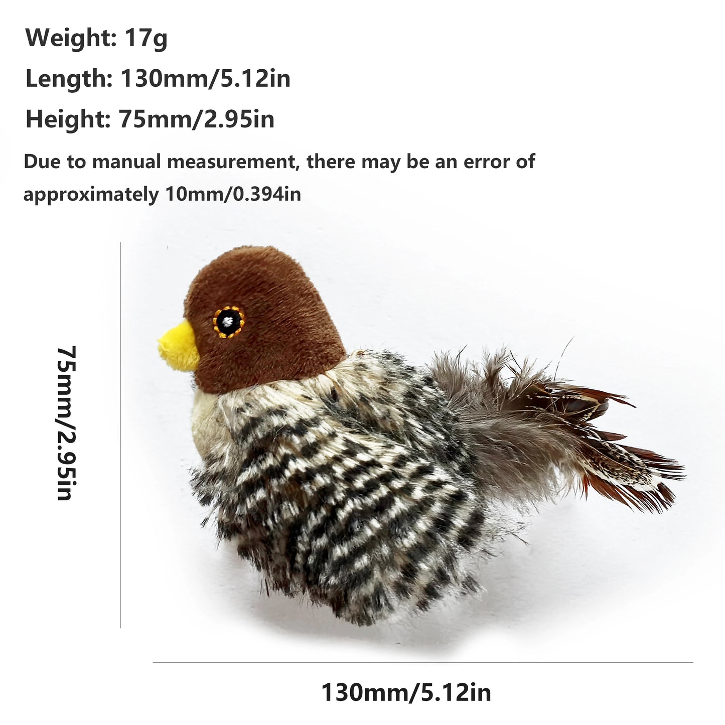 Interactive Chirping Bird Cat Toy 🐱🐦✨