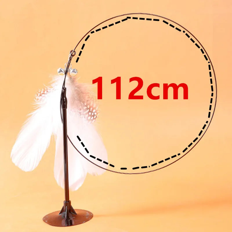 Interactive Feather Cat Teaser Toy 🐱🪶🎉