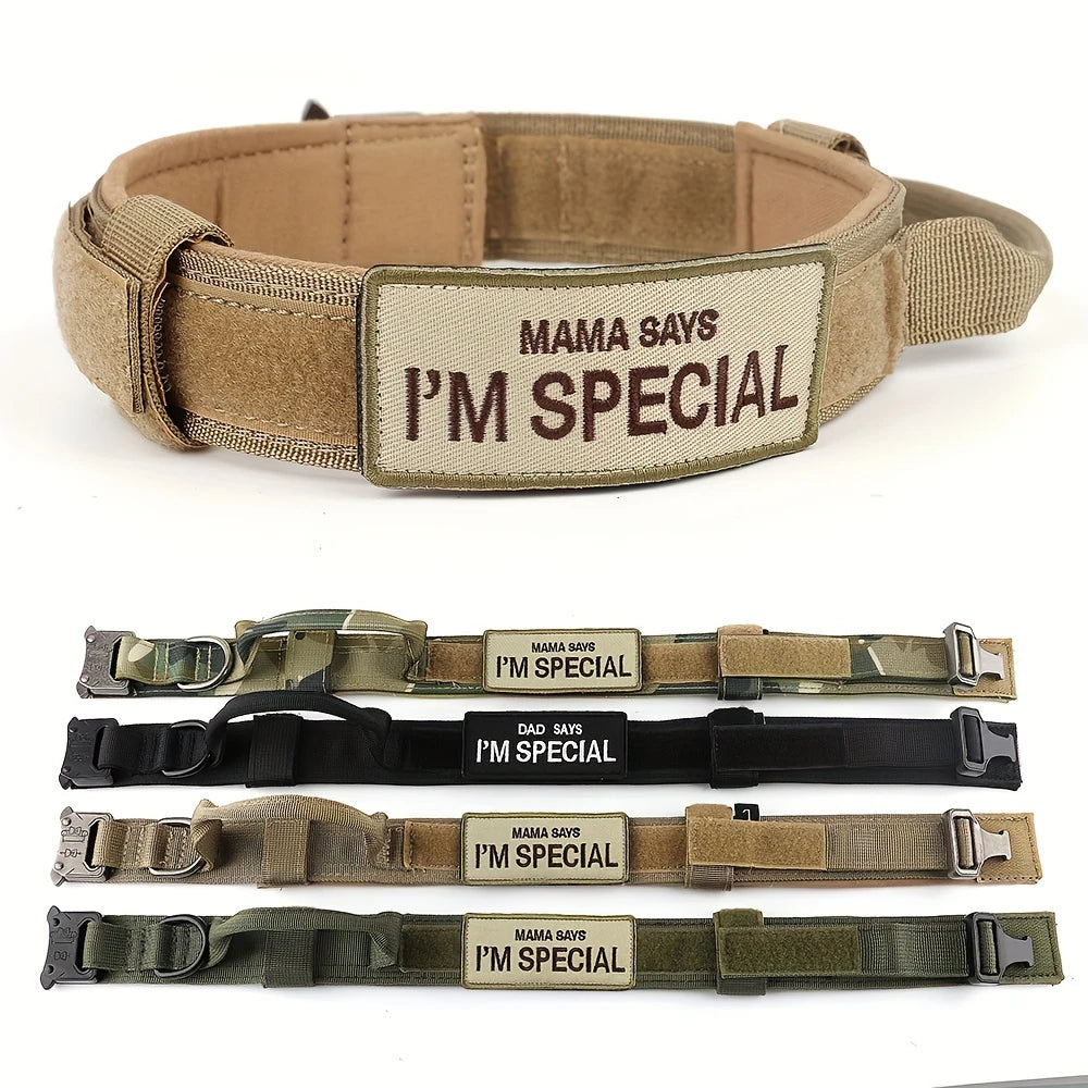 Heavy Duty Tactical Dog Collar 🐕🧭