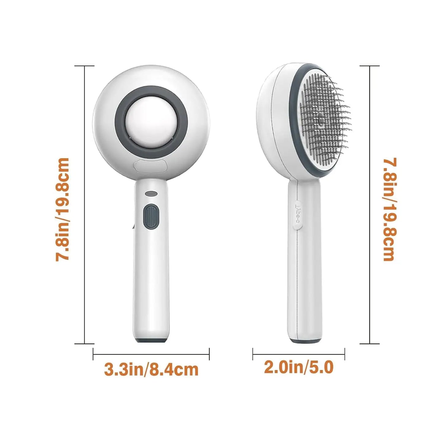 3 in1 Pet Bathing Brush for Cats Spray Massage Pet Brush with Steam Anti-Static Cat Cleaning Grooming Supplies Cat Wool Brush