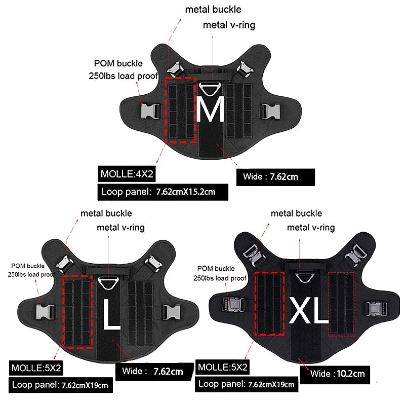 Tactical No-Pull Dog Harness 🐕🎖️