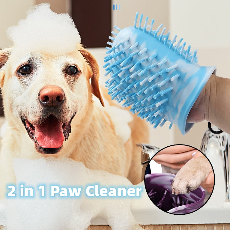 🐾Stop Dirty Floors Forever 🐾: (2-in-1 Paw Cleaner/Brush)